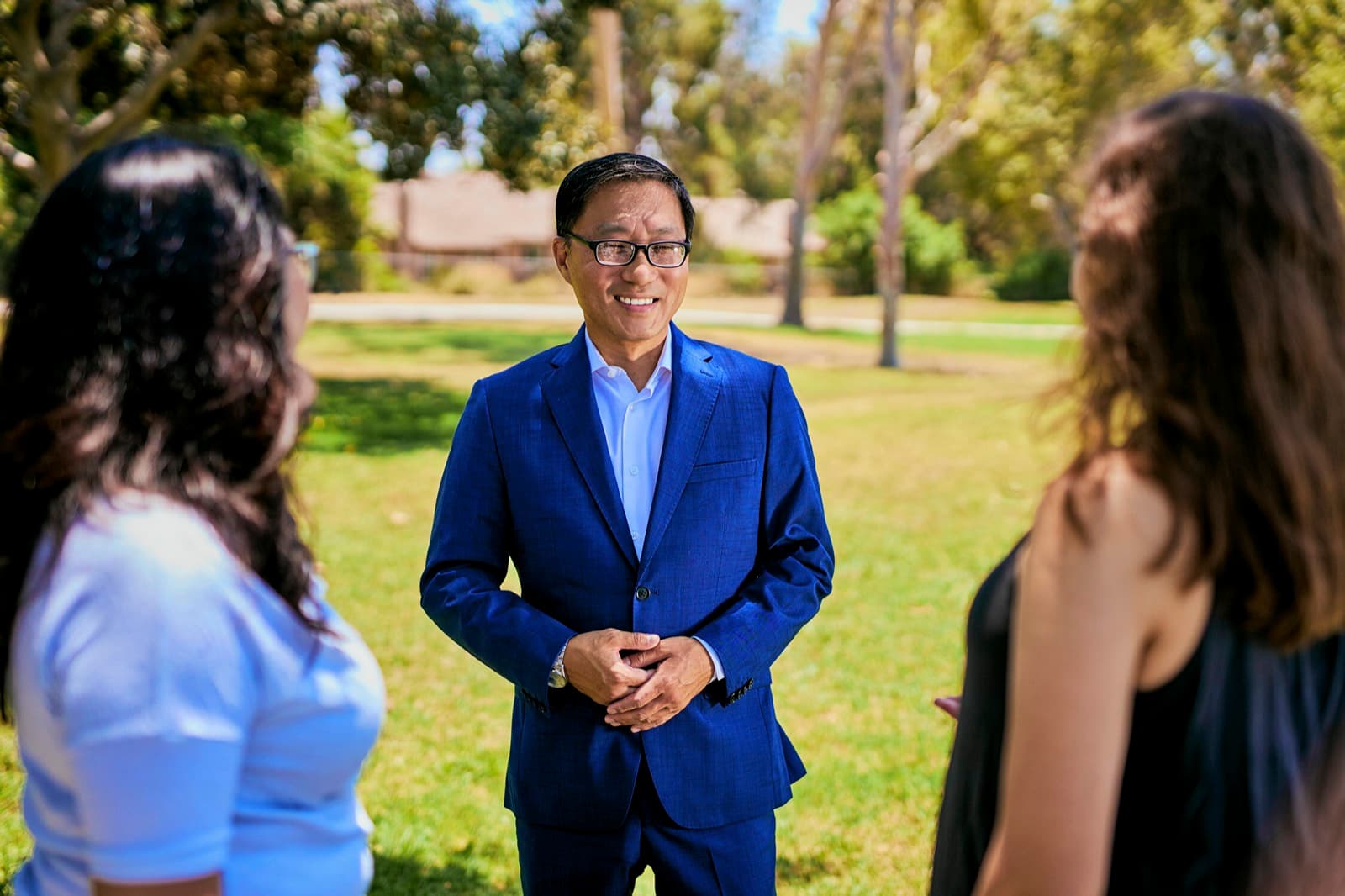 Fred Jung at a local park